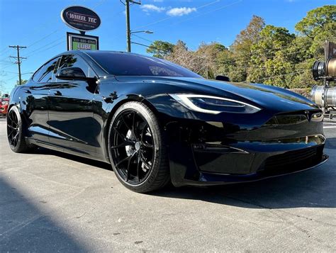 Tesla Model S Black Signature Sv104 Wheel Front