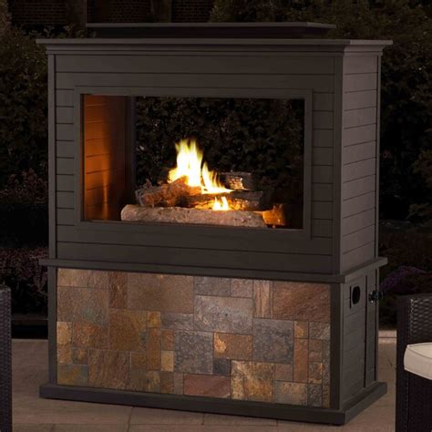 Red Barrel Studio Ortego Steel Propane Outdoor Fireplace And Reviews