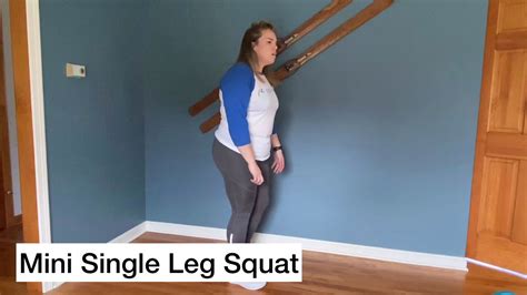 Mini Single Leg Squat Youtube