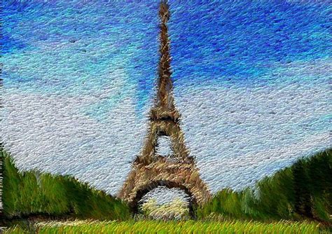Eiffel Tower Mixed Media By Matthew Jope