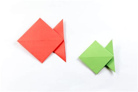 Super Easy Traditional Easy Fish Origami Make An Origami