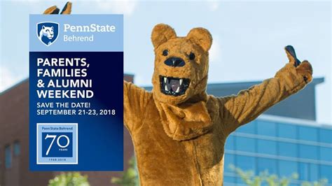 Parents And Families Weekend Graphic Penn State Behrend