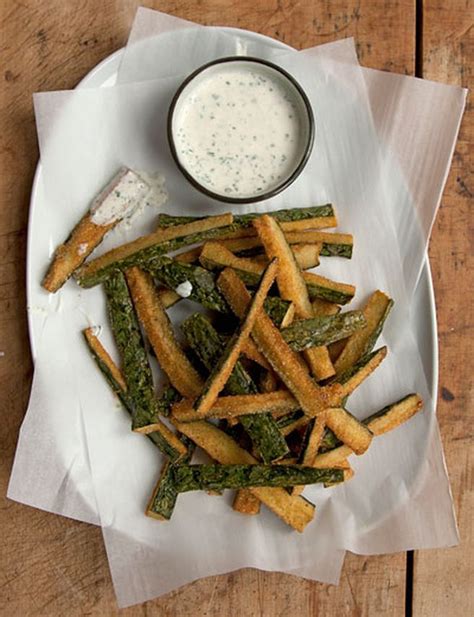 Maybe you would like to learn more about one of these? Fried Cucumbers with Sour Cream Dipping Sauce Recipe ...