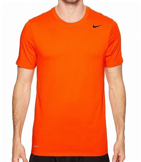 Nike Nike New Orange Mens Size Xl Dri Fit Crewneck Short Sleeve Tee T