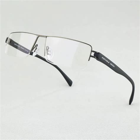 Square Glasses Frame Men P9034 Retro Optical Prescription Myopia Hyperopia Ultralight Large Box