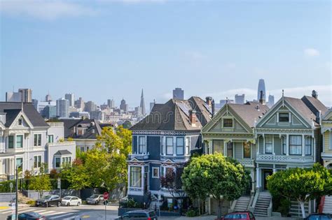 Painted Ladies In San Francisco Stock Photo Image Of Destination