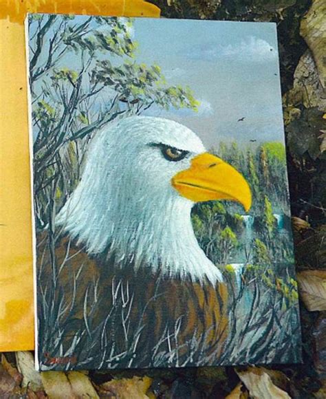 A Painting Of A Bald Eagle By Richard Matt Painting Bald Eagle Eagle