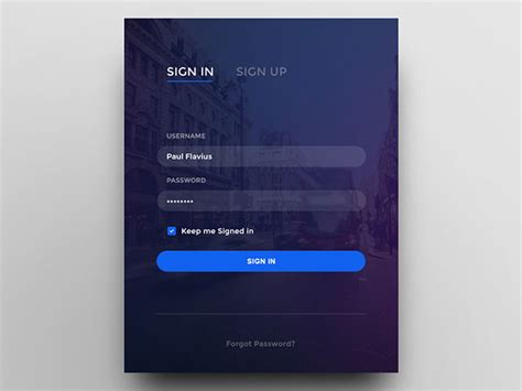 modern sign  login form ui designs web graphic
