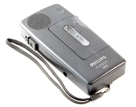 Philips Classic 388 Handdiktiergerät Mini Cassette Klebespuren Inkl
