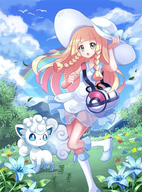 Lillie And Alola Vulpix From Pokemon Moon And Sun Collab With Started This Long Time Ago But He
