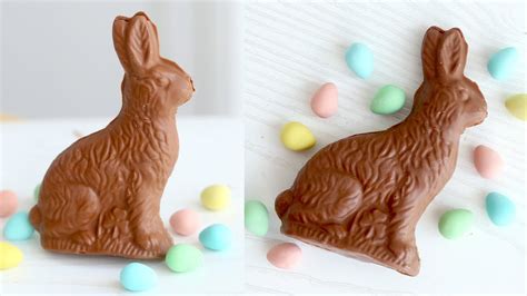Easy How To Make A 3d Chocolate Rabbit Chocolate Bunny Recipe Youtube