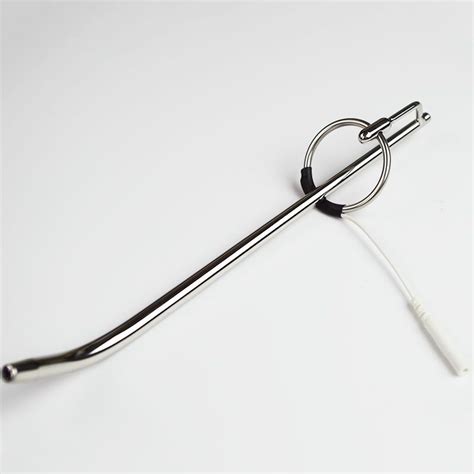 Stainless Steel Uretral Stimulator Lengthen Urethral Sounding With Wire Electric Shock Sex Toy