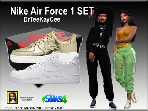 Nike Air Force 1 07 Lv8 Sims Sims 2 Sims 4 Clothing Images And Photos