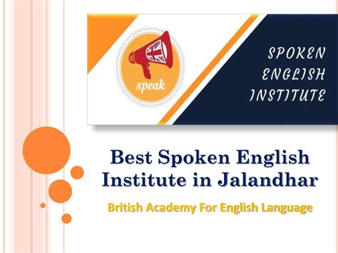 Ppt Best Spoken English Institute In Jalandhar Powerpoint