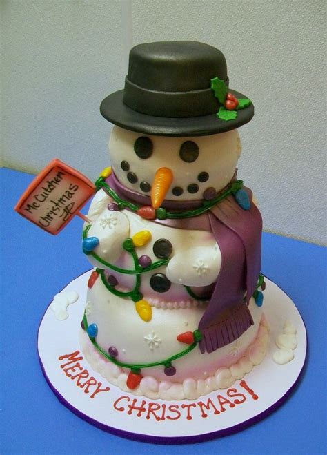 First birthday cakes for boys. Pretty Snowman Cake Ideas for Christmas - Pretty Designs