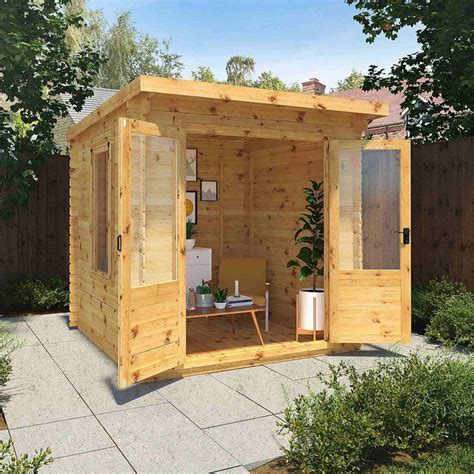 Its gorgeous and i cant wait to start decorating but i have no idea where to start. Mercia 2.4m x 2.4m Pent Log Cabin - 19mm | Garden Street