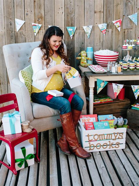 Baby may be using a high chair from 6 months all the way to age 3, when he can graduate to a booster. Book Themed Baby Sprinkle Shower Ideas | DIY