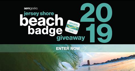 2019 Jersey Shore Beach Badge Giveaway