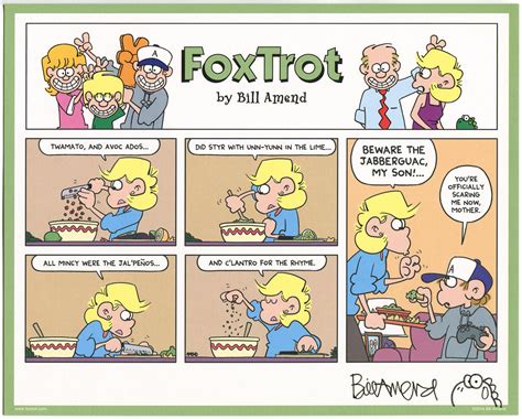 Jabberguac Signed Print Foxtrot Comic By Bill Amend The Foxtrot Store