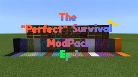 Minecraft Bedrock Edition The Perfect Survival Mod Pack Ep 1 Youtube