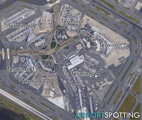 Jfk Terminal Layout Airport Spotting