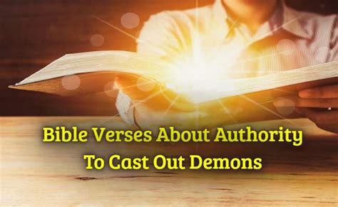 Top 35bible Verses About Authority To Cast Out Demons † Kjv Scriptures