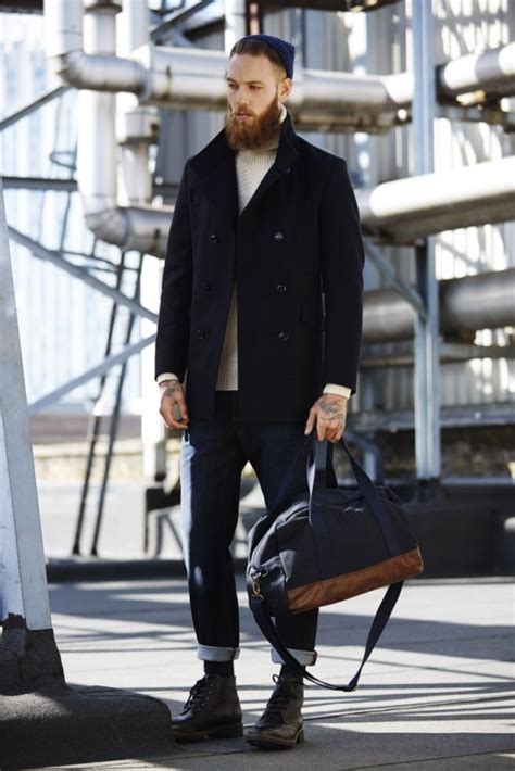 20 Awesome Pea Coats Styling For Men To Try This Year Instaloverz