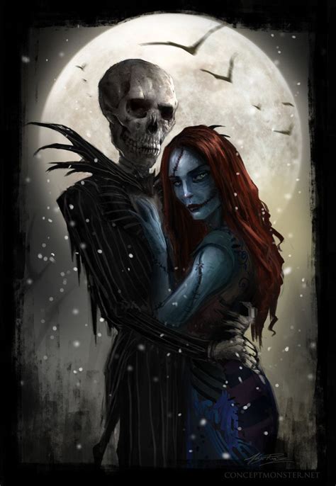 New Take On Jack And Sally With Images Nightmare Before Christmas