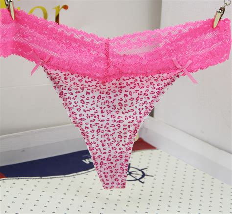 1p Women Victoria Secret Pink Lace Sexy Soft Panties Briefs Underwear Knickers