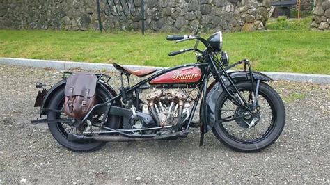 Antique 1931 Indian Scout Classic Motorcycle