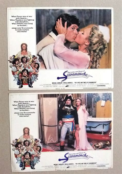 Set Of 7 Loves And Times Of Scaramouche Ursula Andress Us Lobby Ca