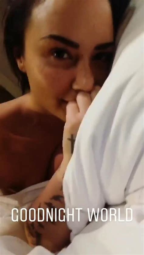Demi Lovato Nip Slip On Selfie Video She Posted And Deleted