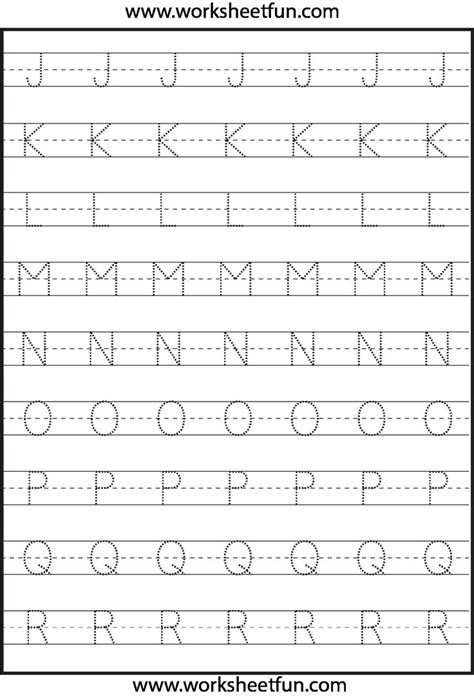 Printable Learning To Write Letters