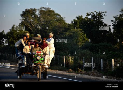 Transportation In Rural Gujaratindia Stock Photo Alamy