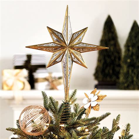 North Star Christmas Tree Topper Ornament Christmas Tree Topper