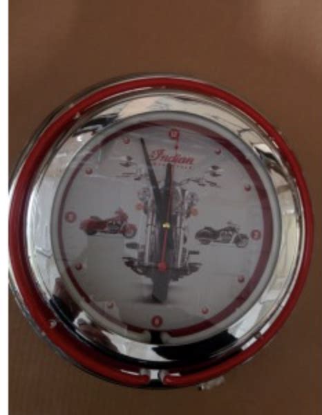 Enhance your garage with high quality neon wall clocks featuring cars, trucks & motorcycles and more. Indian Motorcycle Multi-Bike Neon Clock