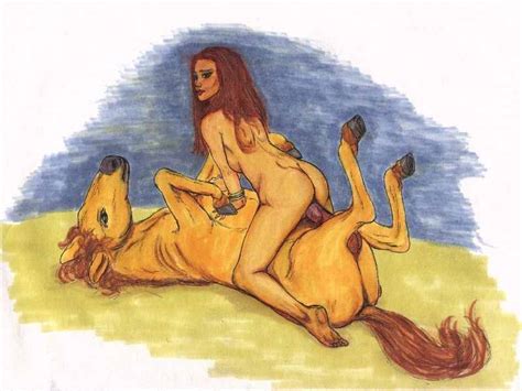 Rule 34 Cowgirl Position Equine Female Feral Horse Human Interspecies