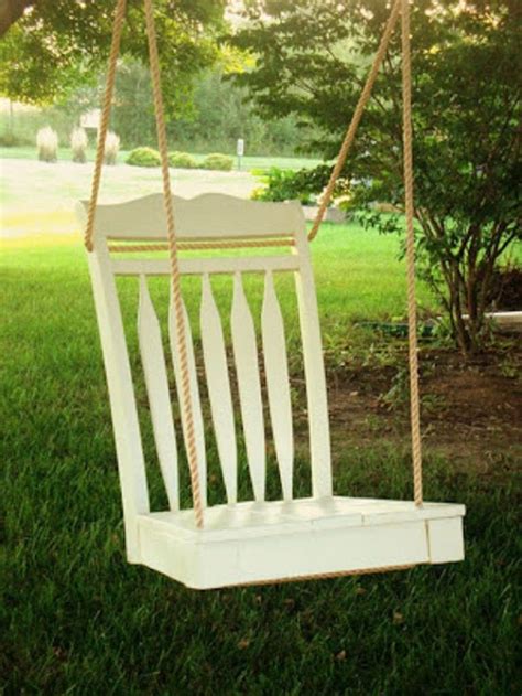 Maybe you would like to learn more about one of these? DIY Garden Swing Made From Wood Chair | Garden | Pinterest
