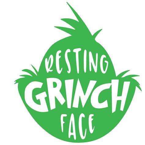 Resting Grinch Face Svg The Grinch Svg Grinch Christmas Sv Inspire