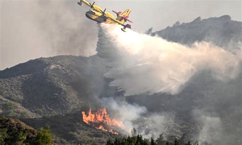 Firefighting Plane Pilots Die In Greece Crash As Wildfires Rage Raw Story