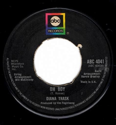 Diana Trask Oh Boy 1974 Vinyl Discogs