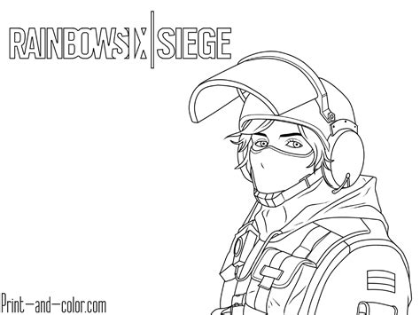 For all fans of this game, we have created a large collection of coloring pages with rainbow six characters. Rainbow Six Siege coloring pages Print and Color.com ...
