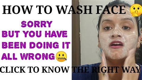 How To Wash Face Properlyface Wash Hacks To Avoid Acneblackspot