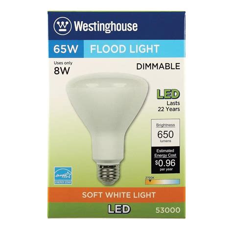 Westinghouse Lighting 5300000 65w Equivalent R30 Flood Dimmable Soft
