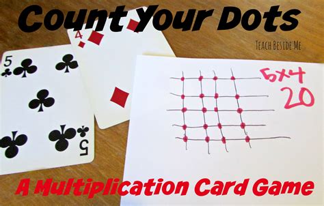Count Your Dots Multiplication Card Game Teach Beside Me