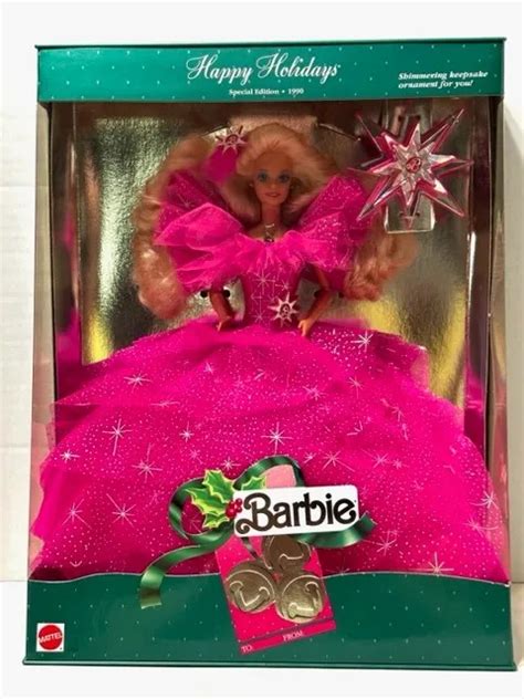 MATTEL HAPPY HOLIDAYS Barbie Doll Christmas Special Edition Rd Series NRFB PicClick