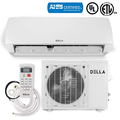 We provide options such as wired wall mount controllers, air grilles, and outdoor wind baffles to help your ductless mini split system be even more effective. DELLA 18,000 BTU 230V 17 SEER Ductless Wall Mount Mini Air ...