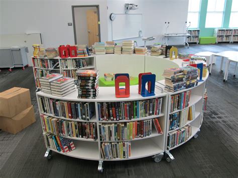 New Library Barrow Media Center School Library Decor Elementary