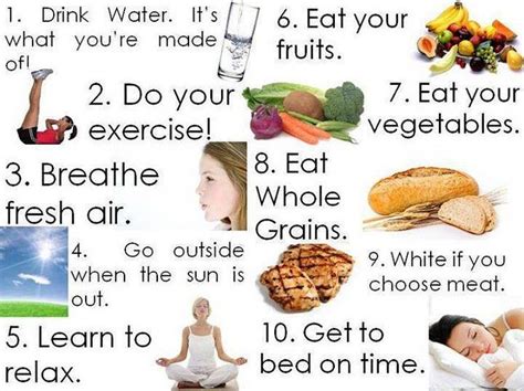10 Tips To Health Good Health Tips Health Tips Health