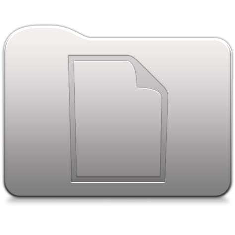 Aluminum Folder Document Png Icons Free Download